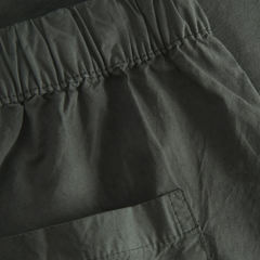 Per Cotton Tencel Shorts - Black Olive