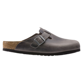 Boston Soft Footbed Oiled Leather - Iron