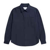Silas Tech Poplin Shirt - Dark Navy