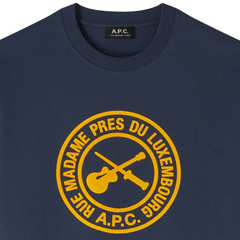 Boxy Guitare Poignard T-Shirt - Dark Navy