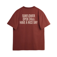 Easy Hours Tee - Fire Brick