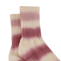 Hemp Blend Dye Socks - Mulberry