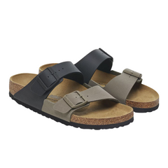 Arizona Split Birko-Flor - Black/ Stone