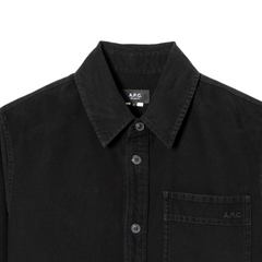 Surchemise Basile Brodee Poitrine - Black