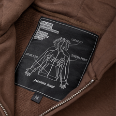 Logo Sweat Hooded - Brown