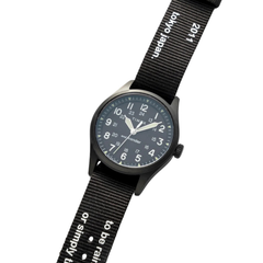 TIMEX × and wander EXPEDITION NORTH FIELD POST SOLAR - Black