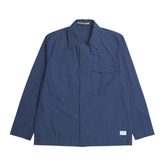 Folke Cotton Ripstop Overshirt - Workwear Blue