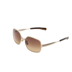 TYLER - Brushed Light Gold/Brown Gradient Lens