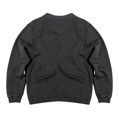 Derek Collared Sweater - Charcoal