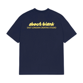 Zev T-Shirt - Navy/Yellow