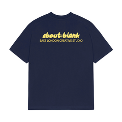 Zev T-Shirt - Navy/Yellow