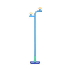 Woaw Single Single Floor - Blue