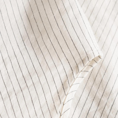 Ole Oversized Striped Shirt - Ecru