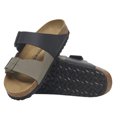 Arizona Split Birko-Flor - Black/ Stone