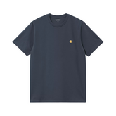S/S Chase T-Shirt - Dusky Blue/Gold
