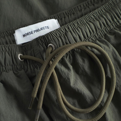 Hauge Recycled Nylon Swimmers - Black Olive