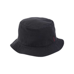 Twill Packable Bucket - Black