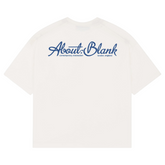 Banner T-Shirt - Oat/Estate Blue