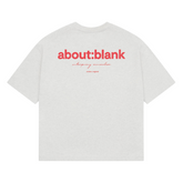 Box T-Shirt - Grey Marl/Red