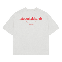 Box T-Shirt - Grey Marl/Red