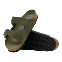 Arizona Soft Footbed Suede Leather - Thyme Tonal