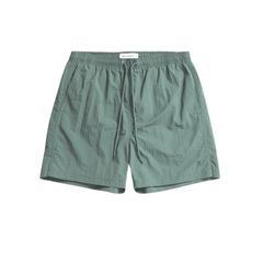 Hauge Recycled Nylon Swimmers - Aluminum Petrol