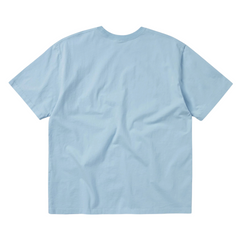 Yellow Cat Tee - Sky Blue