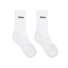 Logo Socks - Double Pack - White