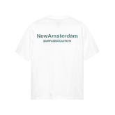 Logo Tee - White/Sea Green