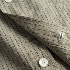 Ole Oversized Striped Shirt - Clay