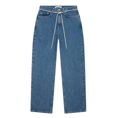 Relaxed Denim Jean - Mid Wash Blue