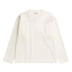 Isefjord Compact Cotton LS T-Shirt - Ecru