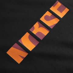 Johannes Organic Norse Zoom Print T-shirt - Black