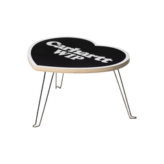 Heart Folding Table - Black/White