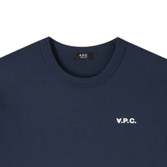 Boxy Petit VPC T-Shirt - Dark Navy/Ecru