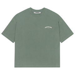 Arched Logo T-Shirt - Sage/Ecru