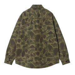 L/S Duck Shirt - Camo Duck, Green/Office Green