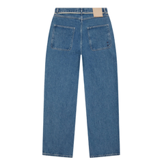 Relaxed Denim Jean - Mid Wash Blue