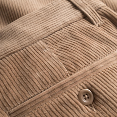 Aros Regular Wide Wale Corduroy Chino - Utility Khaki