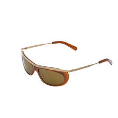 PRINCE - Brushed Light Gold/Brown Lens