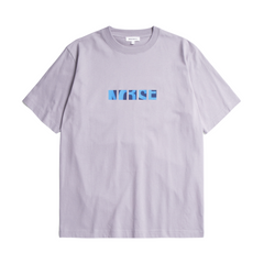 Johannes Organic Norse Zoom Print T-shirt - Crocus Purple