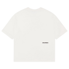 Mock Neck T-Shirt - Oat/Black