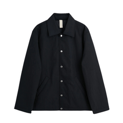 Nylon Coach Jacket - Black