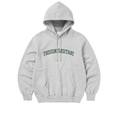 Arch-Logo Hoodie - Heather Grey