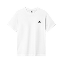 Ace Badge Black & White Logo T-Shirt- White