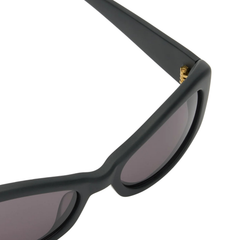 DEMI - Solid Matte Black/Solid Black Lens