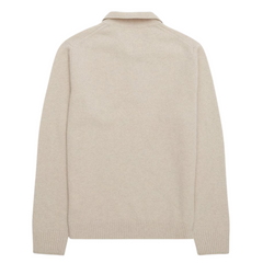 Norse Standard Merino Lambswool Polo - Oatmeal
