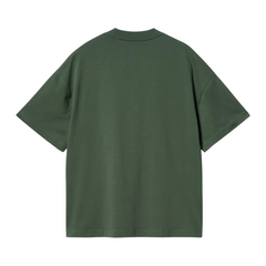 S/S Signature Script T-Shirt - Sycamore Tree/Dusty Rose