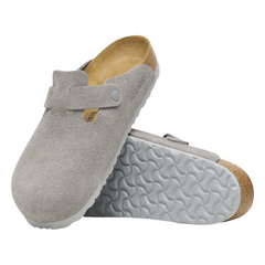 Boston Suede Leather - Stone Coin