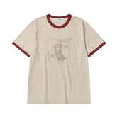 Celebrazione Ringer T-Shirt - Off White